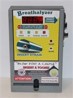COIN OPERATED BREATH ALCOHOL TESTER