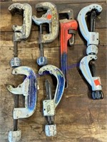 Ridgid Pipe Cutters and Pipe Wrench