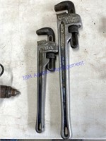 Ridgid Aluminum 8", 24" Pipe Wrenches