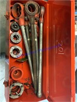 Assorted Ridgid Pipe Dies and Handles