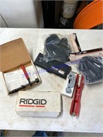 Ridgid Pipe Cutters, Level and Knee Pads