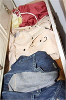 Drawer lot of jackets and lingerie