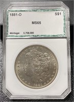 1881-O MS65 Morgan Silver Dollar *Key Date