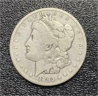 1893 Carson CIty Morgan Silver Dollar *RARE Date