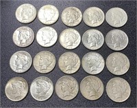 Mixed Date Peace Silver Dollar Roll