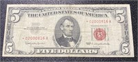 1963 Red Seal $5.00 United States STAR Note