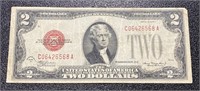 Series 1928 Red Seal $2.00 United States Note
