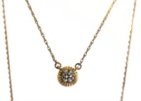 14kt Rose Gold 1/3 ct Diamond Necklace