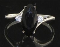 Beautiful Marquise Cut Onyx Designer Ring