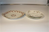 Lot of four plates by Haviland