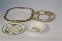 Lot of four pieces of China, different marks,