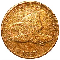 1857 Flying Eagle Cent NICELY UNCIRCULATED