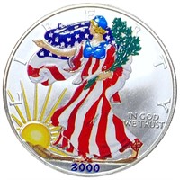2000 Silver Eagle Colorized UNCIRCULATED