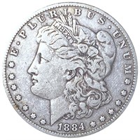 1884 Morgan Silver Dollar NICELY CIRCULATED