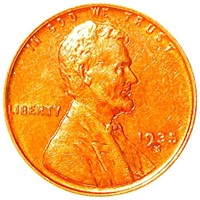 1935-S Lincoln Wheat Penny ABOUT UNCIRCULATED