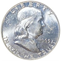 1963-D Franklin Half Dollar UNCIRCULATED