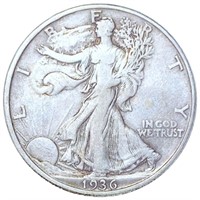 1936-D Walking Liberty Half Dollar NICELY CIRC