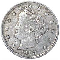 1908 Liberty Victory Nickel LIGHTLY CIRCULATED
