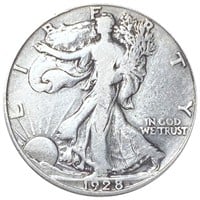 1928-S Walking Liberty Half Dollar NICELY CIRC