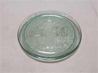 Coca-Cola Blue  Glass plate 13"