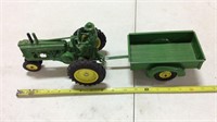 Model A tractor w/ steel wheels and trailer