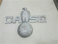 Case cast aluminum sign