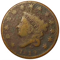 1819 Coronet Head Large Cent NICELY CIRCULATED