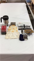Miscellaneous lot including red hand weights