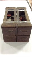 2 vintage boxes with drawers
