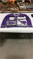 Vintage K-state sweater-Front button