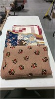 3 finished quilts