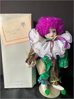 Betty James Carter porcelain clown doll