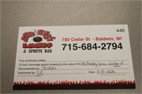 **FSCCF** Strikers Lanes & Sports Bar - Coupon for