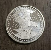 One Ounce Silver Round: Liberty/ Freedom
