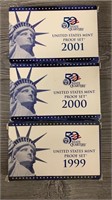 1999-2001 US Proof Sets