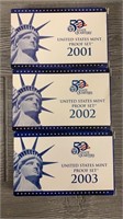 2001-2003 US Proof Set