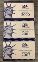 2000-2002 US Proof Set