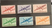 WWII Era U.S. Mint Airmail Stamps
