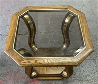 End Table w/ Glass Top