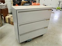 Three drawer file cabinet