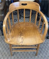 Vintage Boling Dark Oak Chair