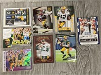 (8) Aaron Rodgers Football Cards