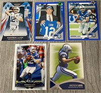 (5) Andrew Luck Football Cards