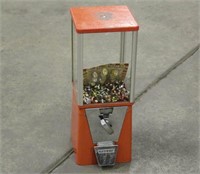 5¢ Ring Machine w/Contents, -Works-