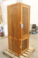 Wood Cabinet w/Mircofiche Filing System