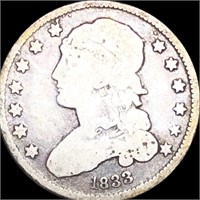 1838 Capped Bust Quarter NICELY CIRCULATED