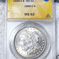 1888-O Morgan Silver Dollar ANACS - MS62