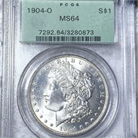 1904-O Morgan Silver Dollar PCGS - MS64