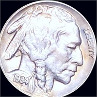 1934-D Buffalo Head Nickel LIGHTLY CIRCULATED