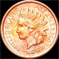 1889 Indian Head Penny CLOSELY UNCIRCULATED